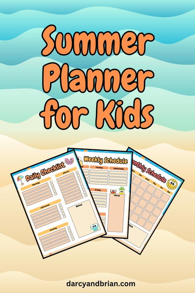 Summer Planner For Kids Summer Planner For Kids
