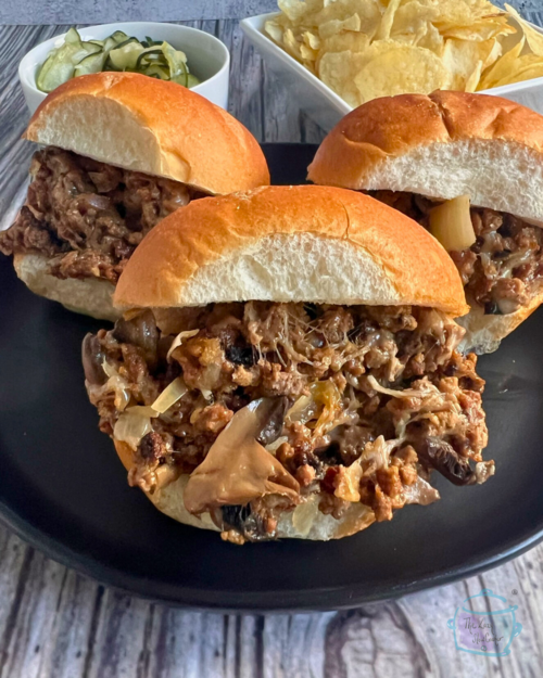 Slow Cooker Cheesesteak Sloppy Joes Slow Cooker Cheesesteak Sloppy Joes