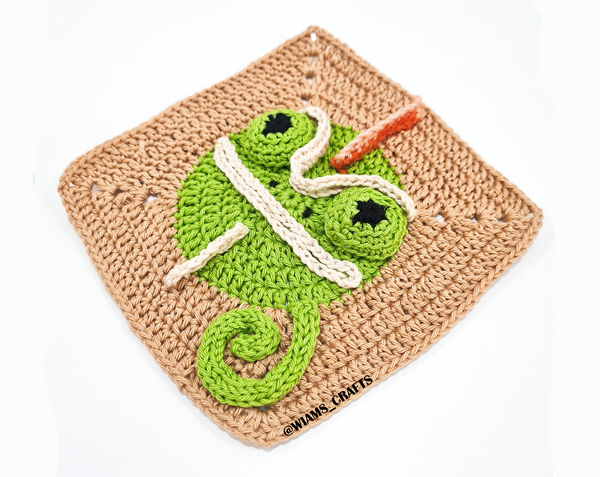 Chameleon Granny Square Chameleon Granny Square