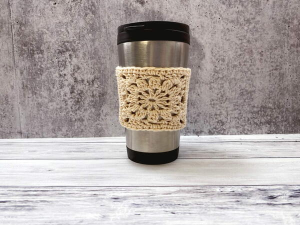 Square Motif Mug Cozy Square Motif Mug Cozy