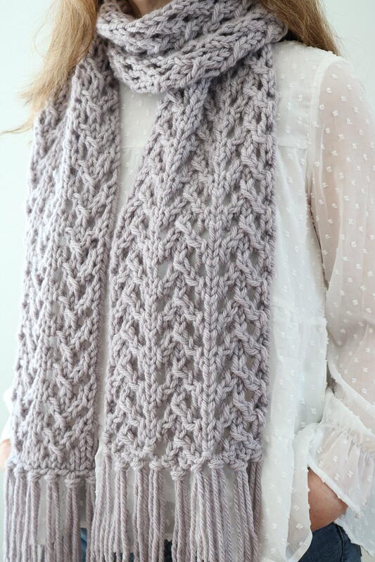 Lavender Lace Scarf Lavender Lace Scarf