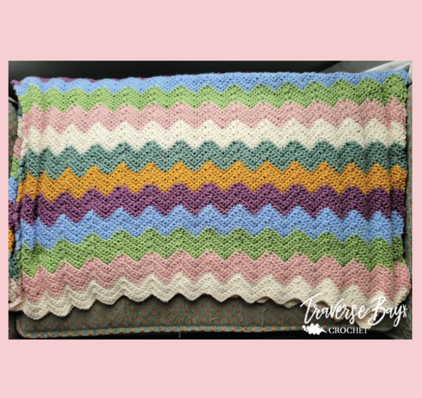 Easy Chevron Baby Blanket Easy Chevron Baby Blanket