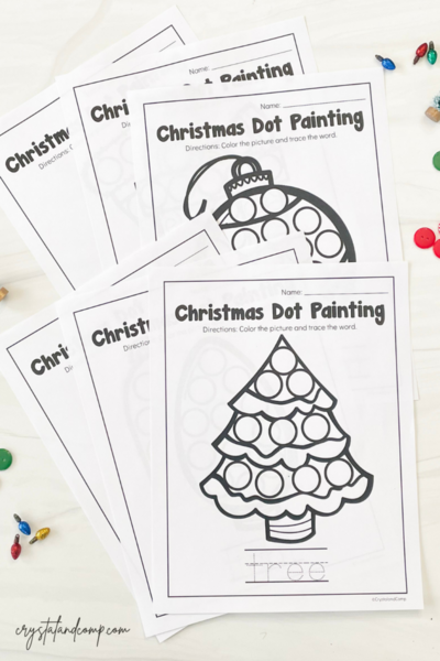 Christmas Dot Marker Printables Christmas Dot Marker Printables