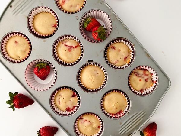 Strawberry Muffins Strawberry Muffins