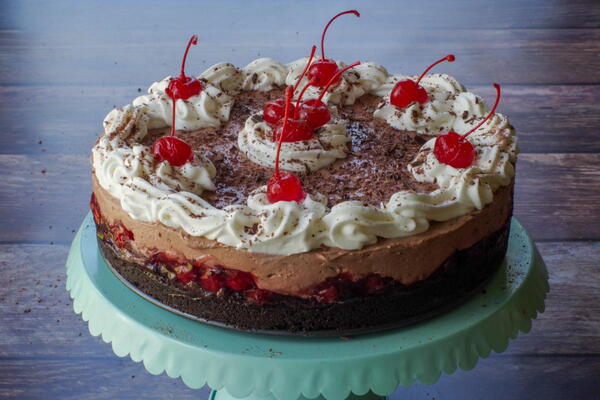 No Bake Black Forest Cheesecake No Bake Black Forest Cheesecake