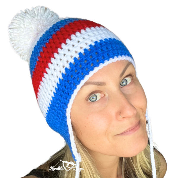 Patriotic Crochet Beanie Patriotic Crochet Beanie