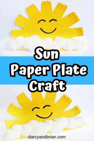 Paper Plate Sun Craft Paper Plate Sun Craft