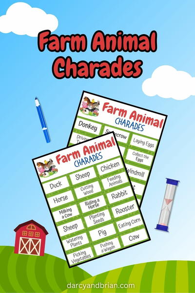 Farm Animal Charades