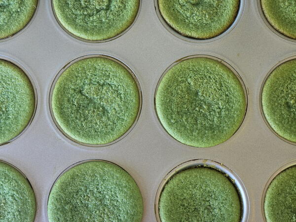 Pandan Muffins From Pandan Waffle Mix Pandan Muffins From Pandan Waffle Mix