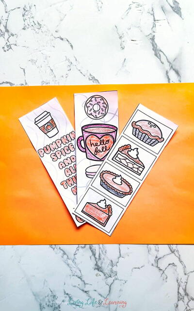 Printable Fall Bookmarks Printable Fall Bookmarks