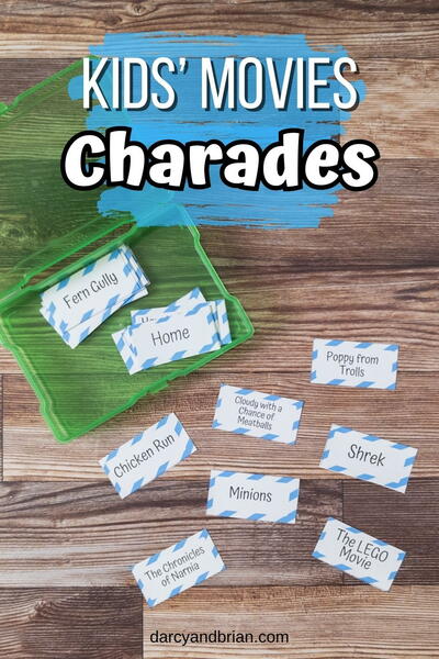 Movie Charades For Kids Movie Charades For Kids