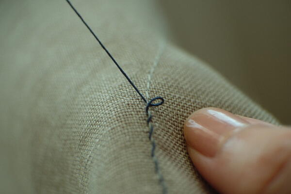 How To Do A Whipped Running Stitch On Your Garments How To Do A Whipped Running Stitch On Your Garments