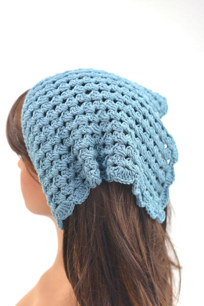 Crochet Bandana Free Pattern Crochet Bandana Free Pattern