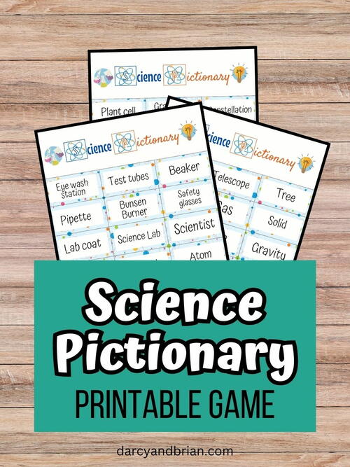 Engaging Science Pictionary Printable Game Engaging Science Pictionary Printable Game