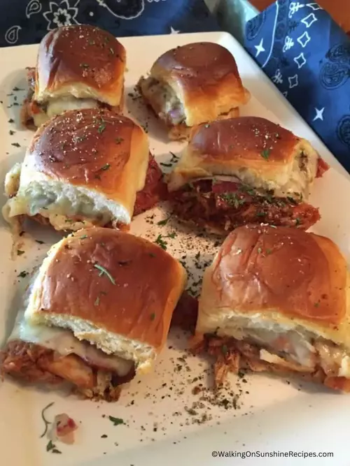 Bbq Chicken Sliders Bbq Chicken Sliders