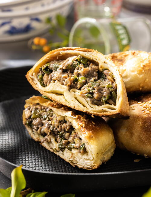 Black Pepper Beef Buns Hu Jiao Bing Black Pepper Beef Buns Hu Jiao Bing