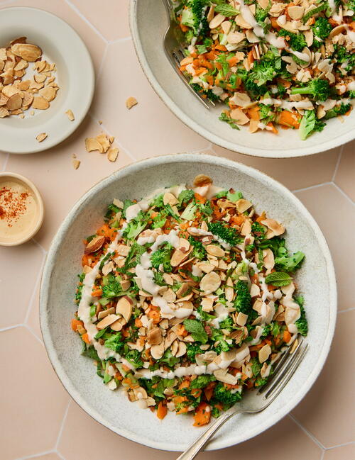 Spiced Carrot Parsnip and Farro Salad Spiced Carrot Parsnip and Farro Salad