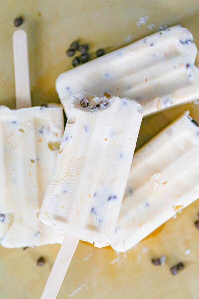 Peanut Butter Chocolate Chip Greek Yogurt Popsicles Peanut Butter Chocolate Chip Greek Yogurt Popsicles