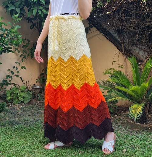 Sunset Mirage Striped Skirt Sunset Mirage Striped Skirt