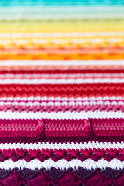 Baby Rainbow Sampler Blanket Baby Rainbow Sampler Blanket