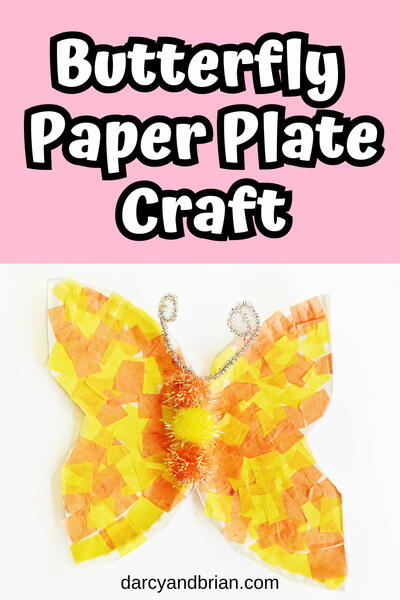 Butterfly Paper Plate Craft Butterfly Paper Plate Craft