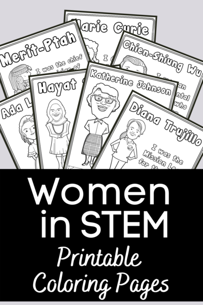 Women In Stem Printables To Inspire During Womens History Month Women In Stem Printables To Inspire During Women's History Month