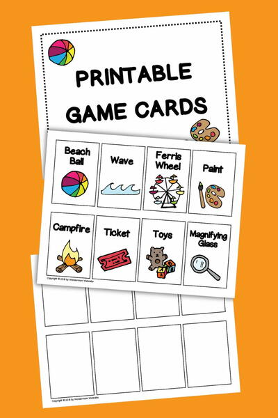 Make Your Own Forehead Game Make Your Own Forehead Game