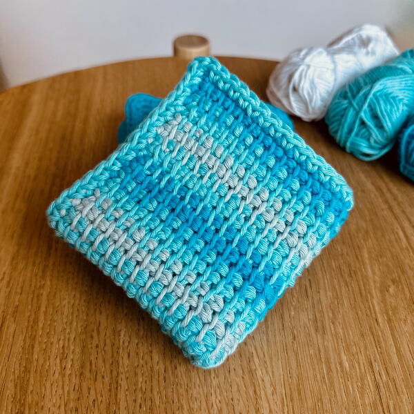 Tunisian Fade Washcloth Tunisian Fade Washcloth