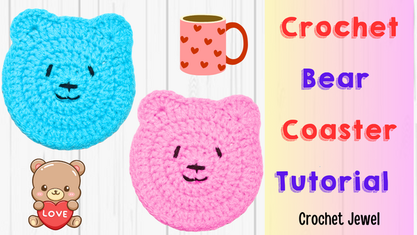 Crochet Bear Coaster Crochet Bear Coaster
