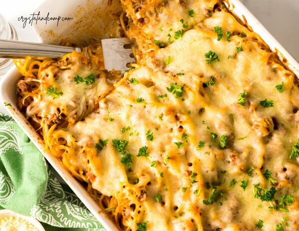 Spaghetti Casserole Spaghetti Casserole