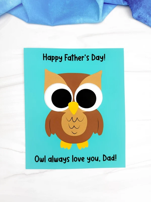 Easy Fathers Day Owl Craft Easy Father’s Day Owl Craft