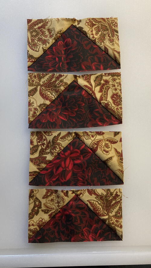 Easy No Waste Flying Geese Quilt Block Tutorial Easy No Waste Flying Geese Quilt Block Tutorial