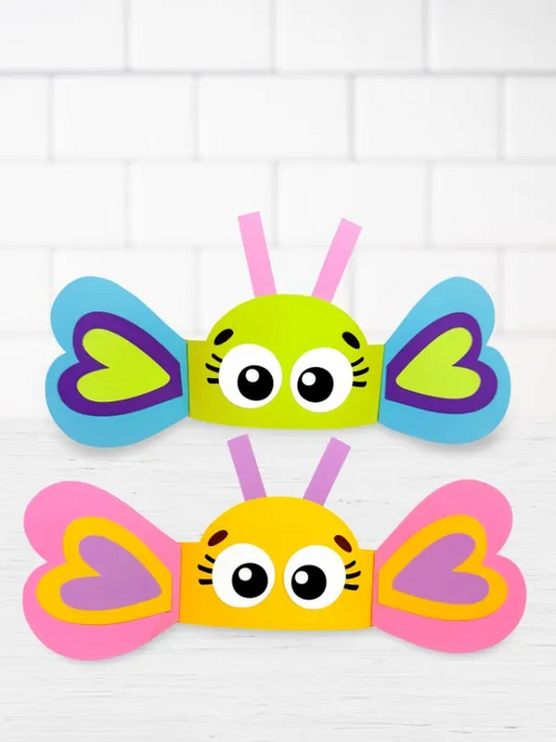 Colorful Butterfly Headband Craft Colorful Butterfly Headband Craft