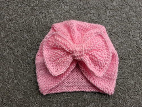 Baby Turban Hat Pattern With Bow Baby Turban Hat Pattern With Bow