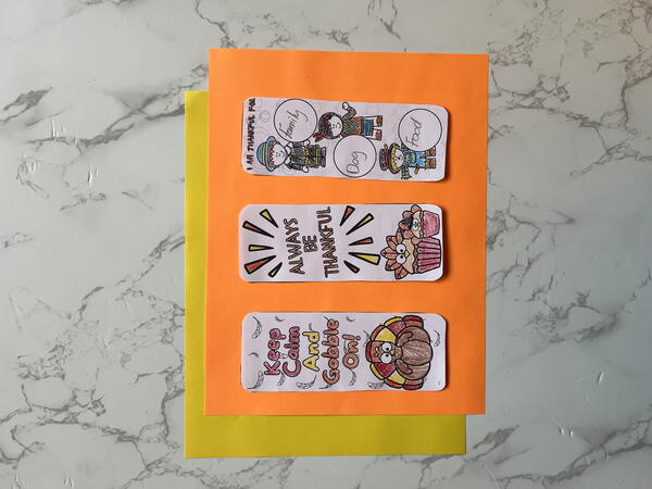 Thanksgiving Bookmark Printable Thanksgiving Bookmark Printable