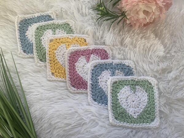 Heart Granny Square Heart Granny Square