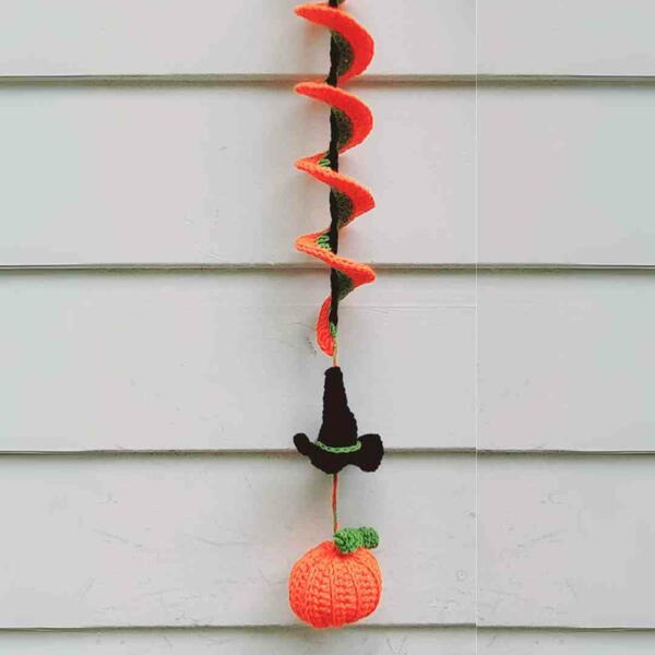 Halloween Pumpkin Wind Spinner Crochet Pattern Halloween Pumpkin Wind Spinner Crochet Pattern