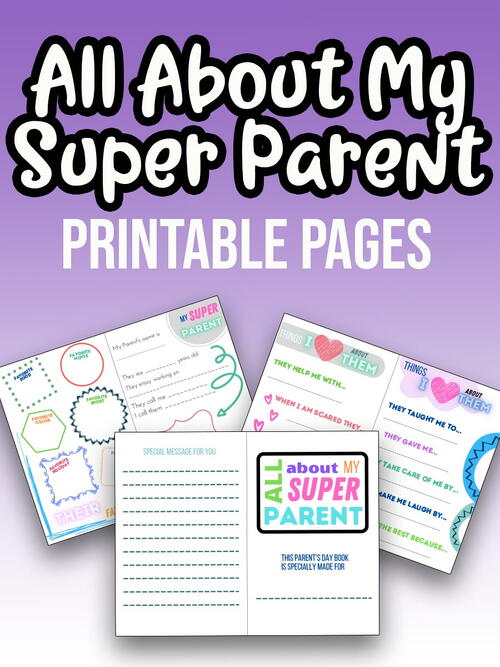Super Parent Printable Questionnaire Super Parent Printable Questionnaire