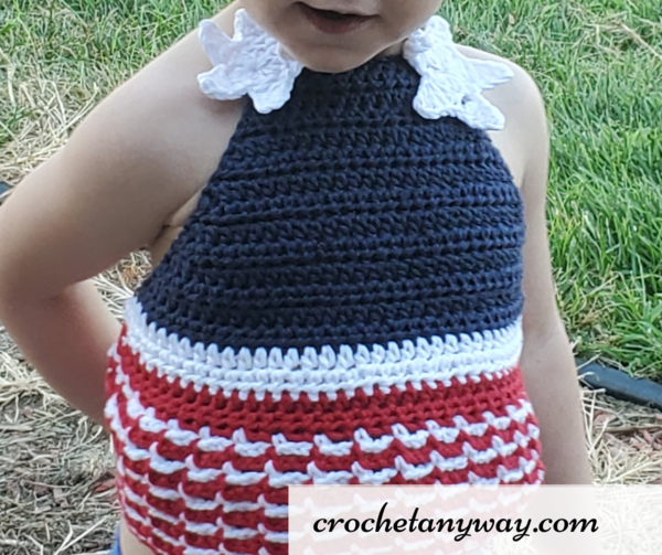 American Beauty Toddler Halter Top American Beauty Toddler Halter Top