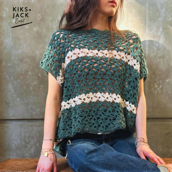 So Pretty So Easy Oversized Crochet Top So Pretty So Easy Oversized Crochet Top