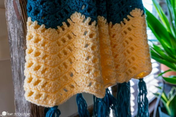 Open Ripple Chevron Blanket Open Ripple Chevron Blanket