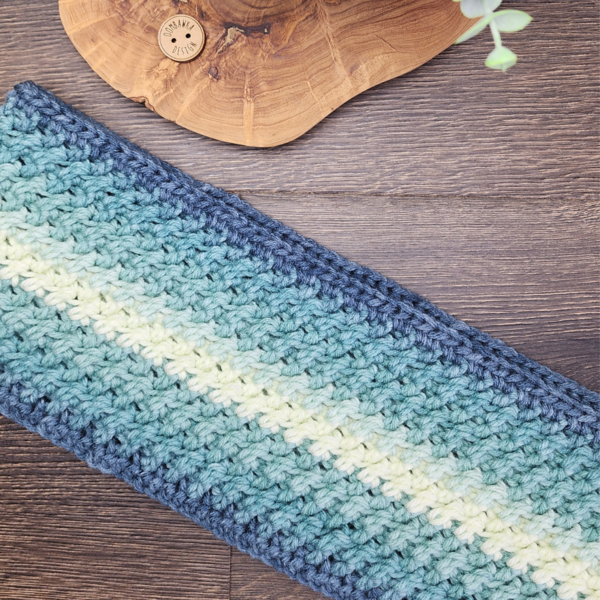 Back Crossed Half Double Crochet Scarf Back Crossed Half Double Crochet Scarf