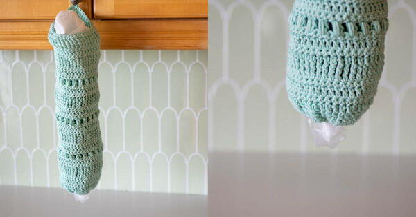 Crochet Plastic Bag Holder Pattern Crochet Plastic Bag Holder Pattern