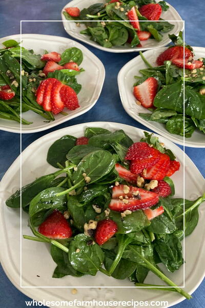 Strawberry Spinach Salad Recipe Strawberry Spinach Salad Recipe