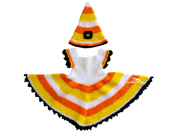 Candy Corn Witch Baby Costume Candy Corn Witch Baby Costume