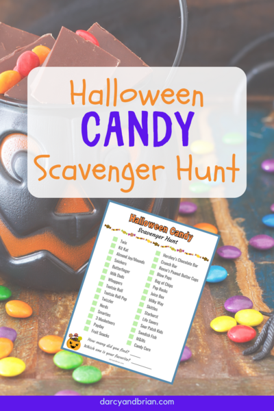 Halloween Candy Scavenger Hunt Printable Halloween Candy Scavenger Hunt Printable