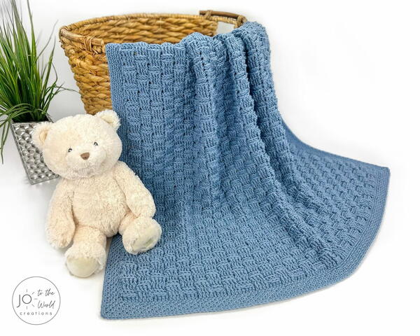 Basketweave Stitch Blanket Crochet Pattern Basketweave Stitch Blanket Crochet Pattern