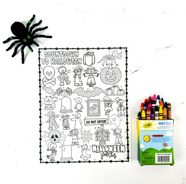 Halloween Countdown Printable Halloween Countdown Printable