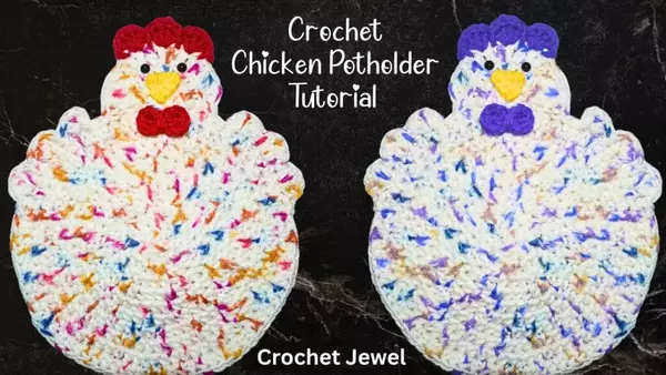 Crochet Chicken Potholder Crochet Chicken Potholder