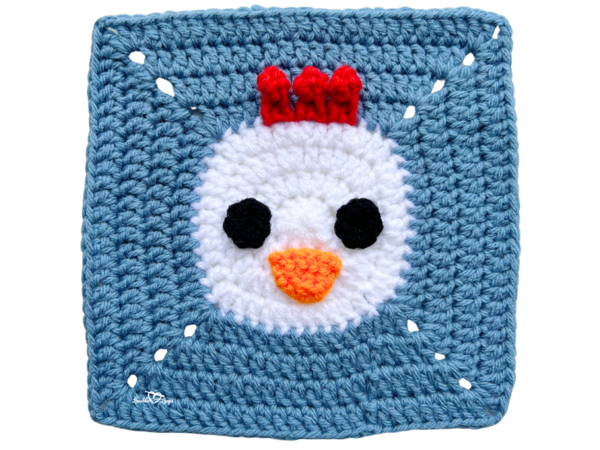 Cute Chicken Granny Square Cute Chicken Granny Square
